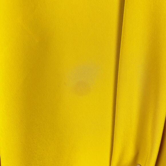 New With Tags RACHEL Rachel Roy November Top Mustard Yellow Womens Size L - Picture 13 of 13